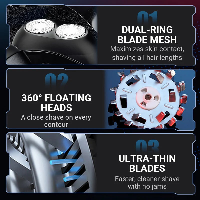 Portable Multifunctional Electric Shaver