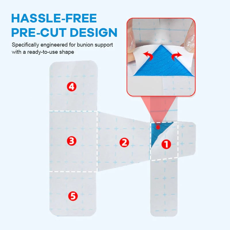 👣Pre-cut Hallux Valgus Corrector Kinesiology Tape