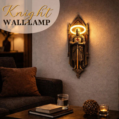 🛡️ Knight Wall Lamp