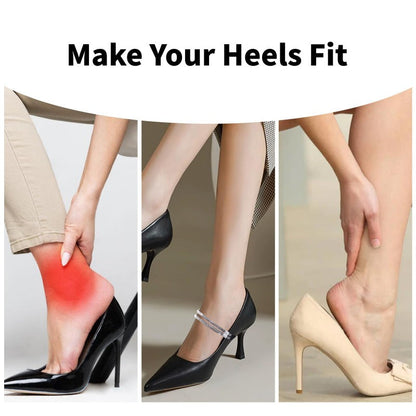 Anti-Slip Rhinestone Heel Straps