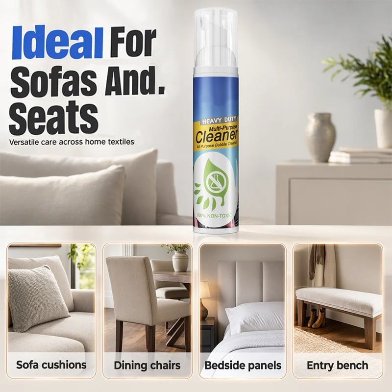 🧼 50% OFF NOW! 💨 Heavy Duty Multi-Purpose Foam Cleaner – Removes grease, stains & odours – Perfect for cars, kitchens, upholstery & more – powerful yet gentle ✨🚗🏠
