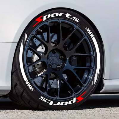 Limited Time Buy 1 Get 1 Free & 4Pcs 3D Car Tire Stickers – Waterproof Universal Wheel Decals | Motorcycle Auto Exterior Accessories