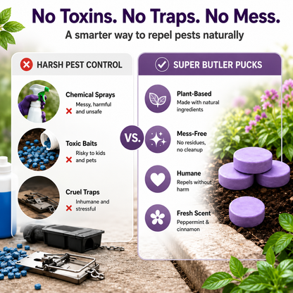 🐭 All-Natural Peppermint & Cinnamon Pest & Rodent Repellent Pucks 🕷️🐍