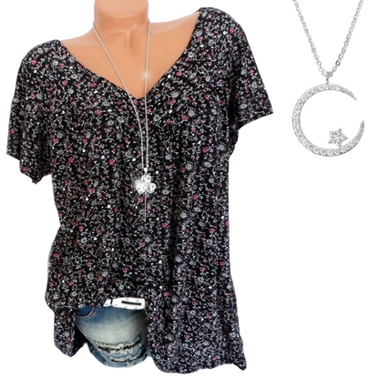 🎉Last Day Promotion-60% OFF🍃Spring & Summer Fashion Print Short Sleeve T-Shirt🍃Delivered within five working days