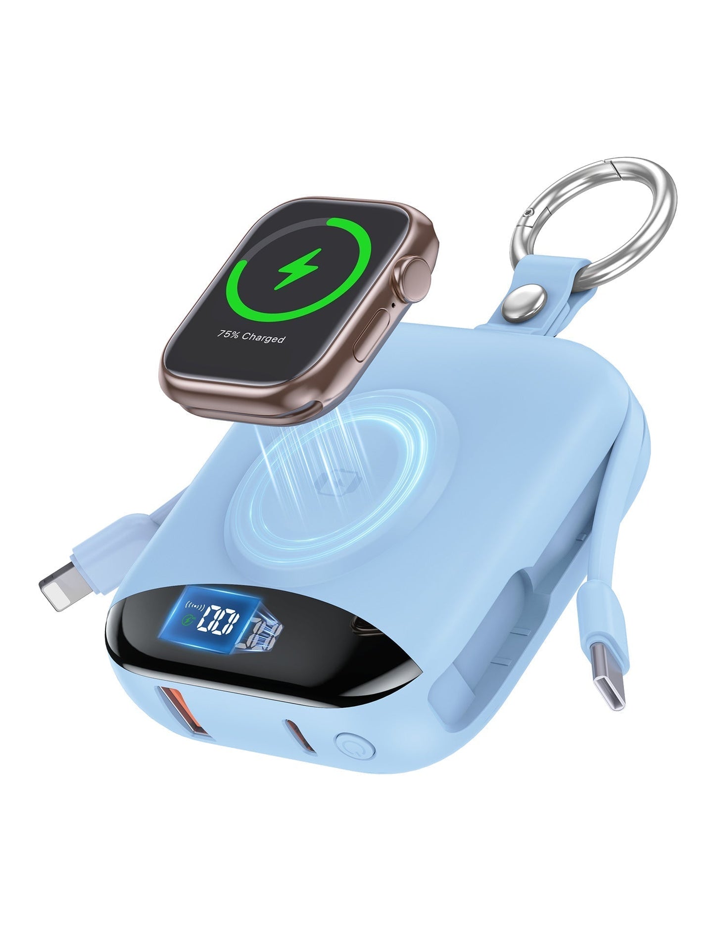 🔋 3-in-1 Magnetic Power Bank 10000mAh