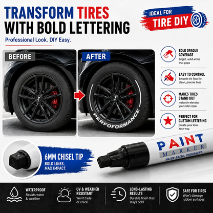 Waterproof Paint Marker Set