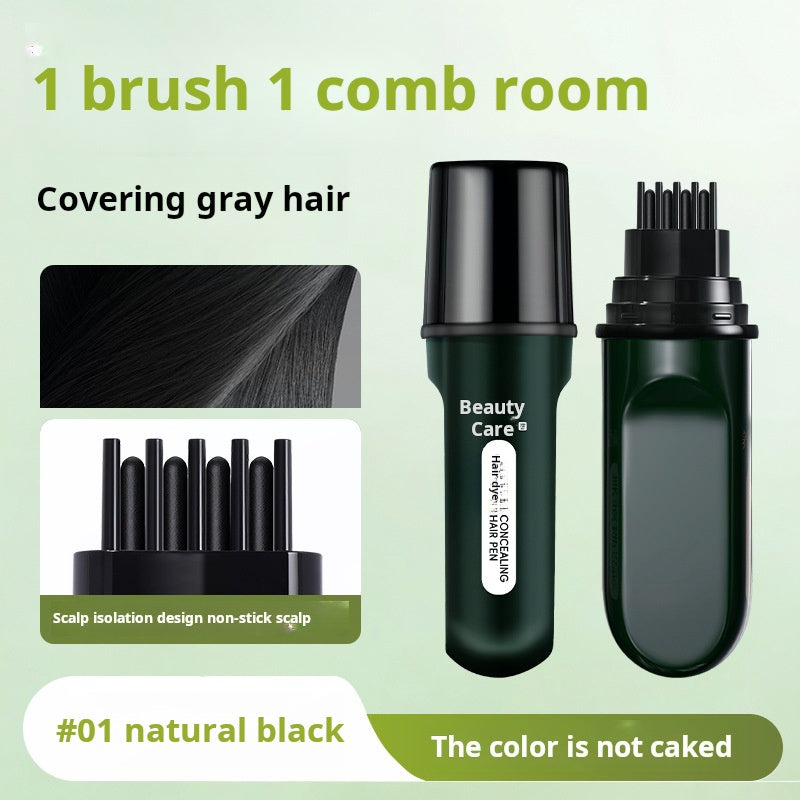 💇‍♀️Buy 1 Get 1 Free✨ 10-Second Root Rescue! Gray Coverage Hair Pen - Instant Youth in a Click! ✨