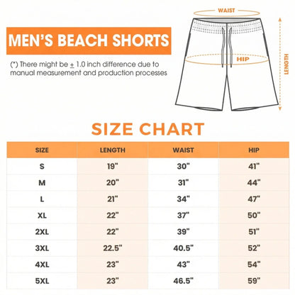 Funny Patriotic Men Swim Trunks - Summer Vacation And Travel Gifts For Men - Freedom And Chill