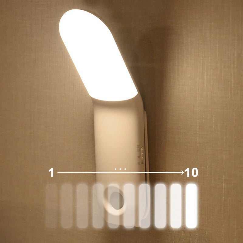 Magnetic 3-Color Adjustable LED Night Light (Touch Control Only)
