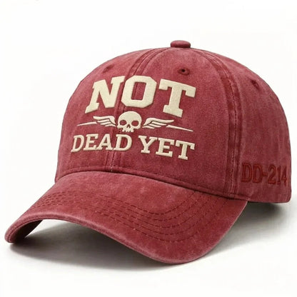 💥Up to 50% Off! 🧢NOT DEAD YET Veteran Dad Hat