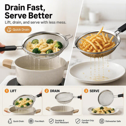 Household Stainless Steel Strainer