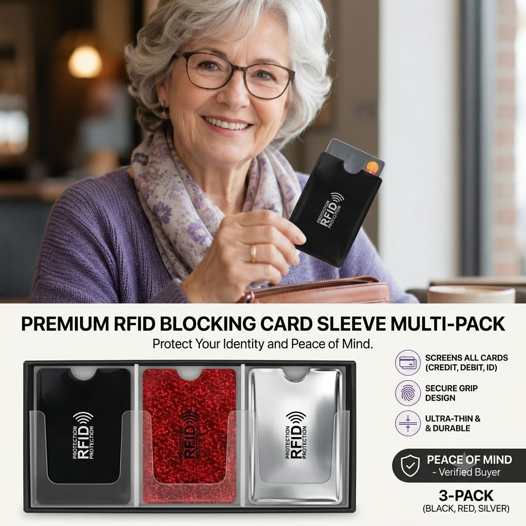 Last Week Promotion 70% OFF - RFID Blocking Card Sleeves
