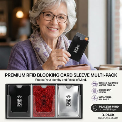 Last Week Promotion 70% OFF - RFID Blocking Card Sleeves