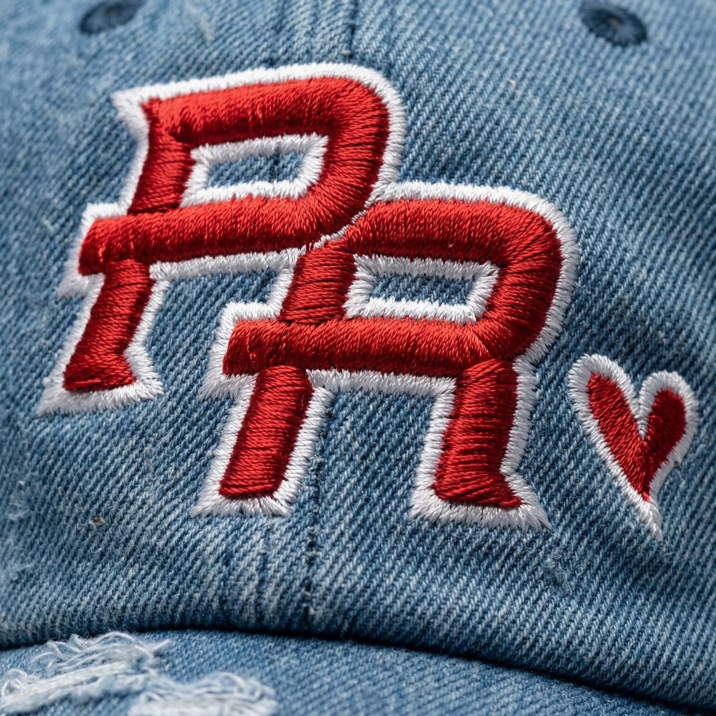 Vintage Puerto Rico Pride Denim Cap