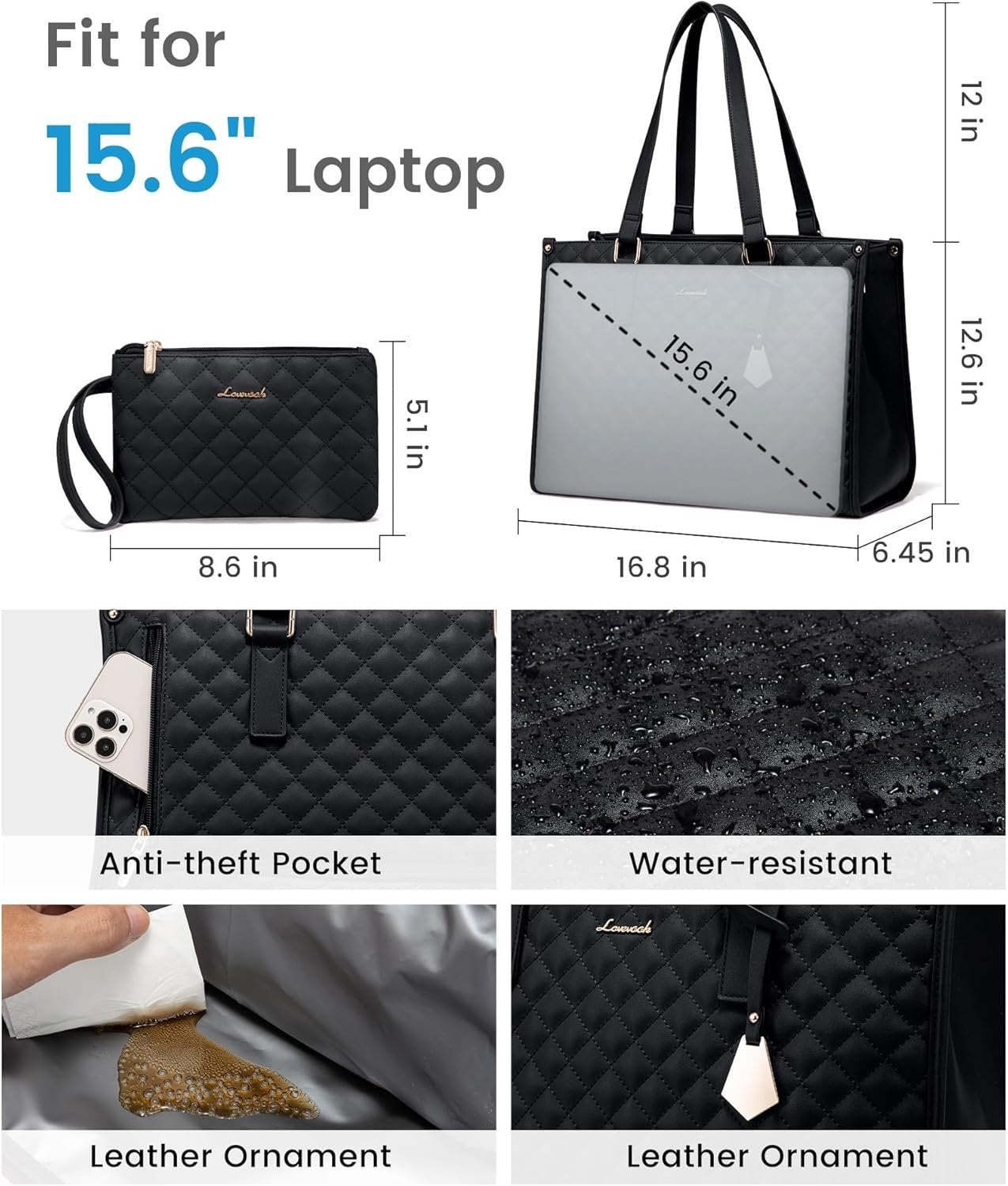 🔥Hot Sale 🔥3 in 1 Lunch Tote Bag for Women