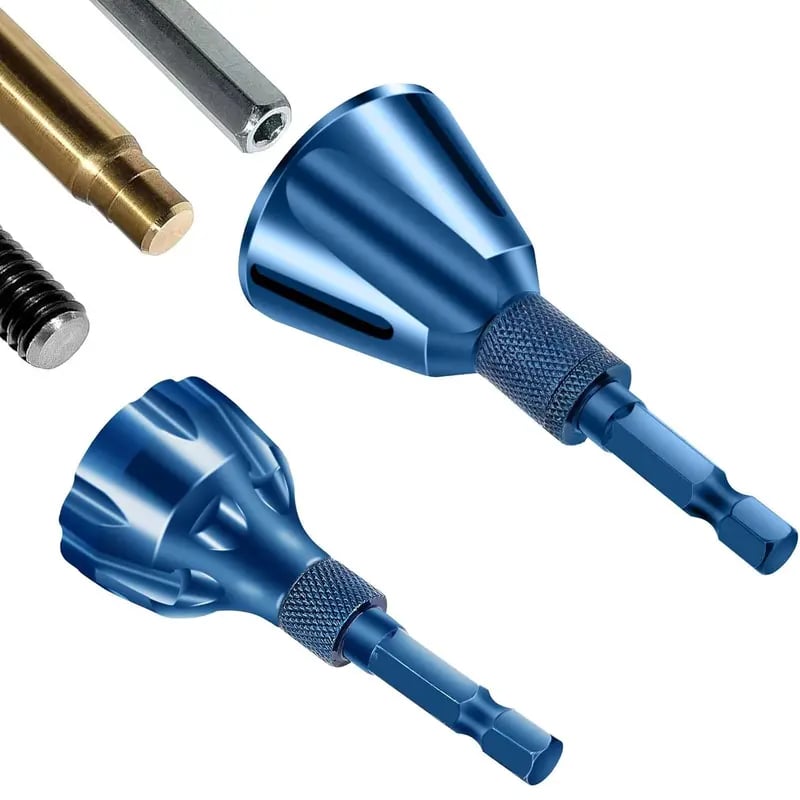 External Deburring Chamfer Tool – 3-Blade Tungsten Carbide Edge Trimmer