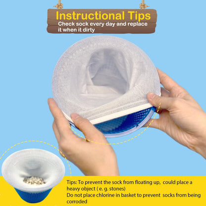 ✨Special Sale - 49% OFF✨Pool Skimmer Socks for Skimmer Basket Clean