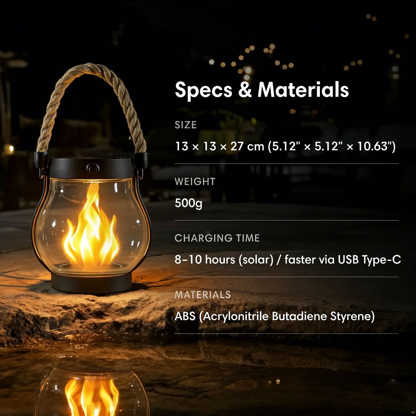 🔥 Solar Garden Lanterns⚡ Make Your Backyard Feel Magical After Dark
