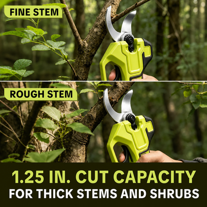 🌿 Cordless Electric Pruning Shears ✂️ – Powerful 1.25" Cutting Capacity for Effortless Trimming 🔋