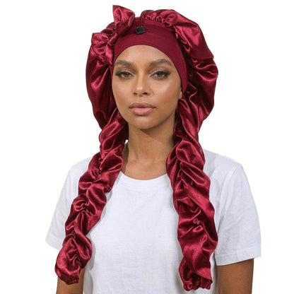 🔥Silk Bonnet for Long Curly Hair