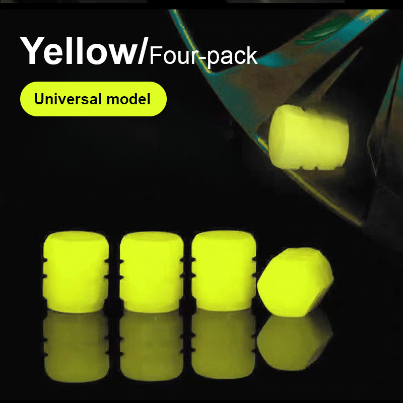 🔥🚗Glow-in-the-Dark Tire Caps 💡