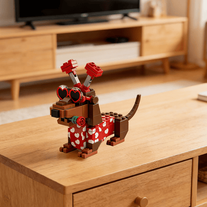 💖 2026 Valentine’s Day Exclusive Dachshund Brick Set 🐕