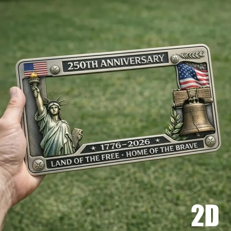 250th Anniversary Commemorative License Plate Frame