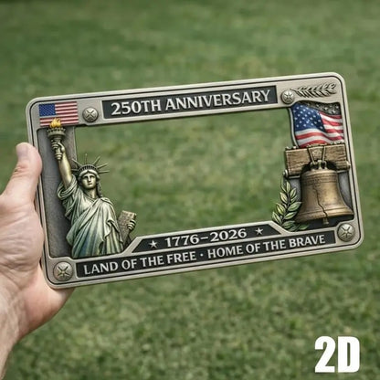 250th Anniversary Commemorative License Plate Frame