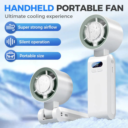 Ventilador portátil de mano de alta velocidad