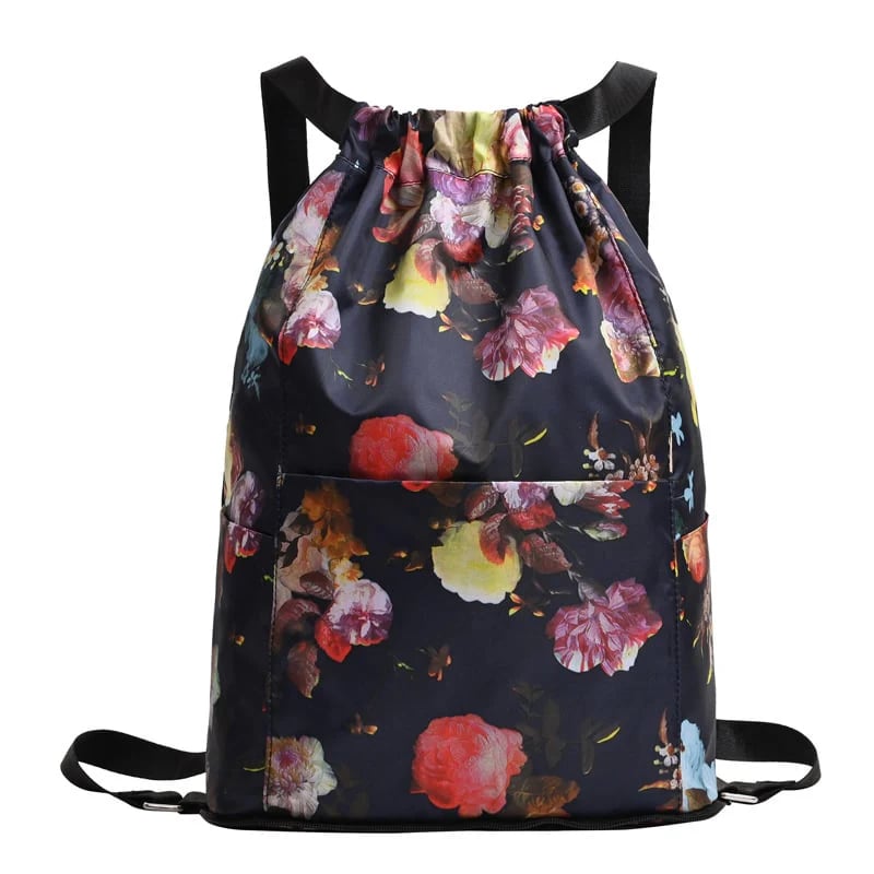 Foldable Dry-Wet Separation Backpack – Waterproof Nylon, Large Capacity, Drawstring, Travel & Sports (3 Styles)