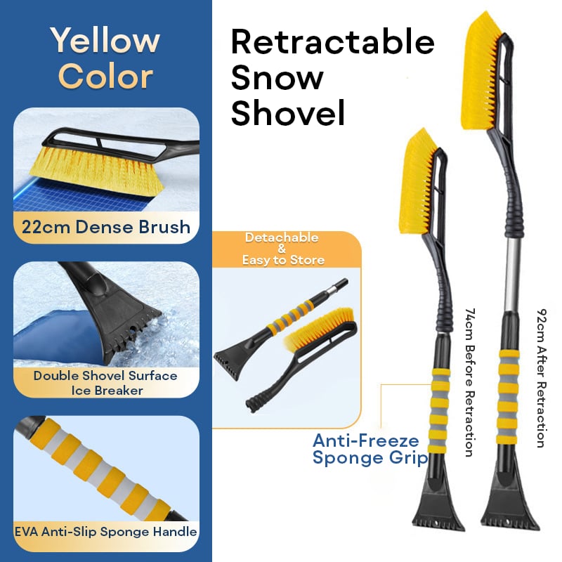 ❄Anti-Scratch Snow & Ice Tool | Cut Prep Time to 5 Mins! -40°F Resistant