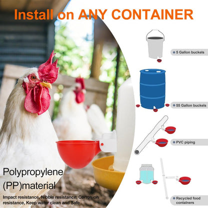Self-Refilling Coop Waterer