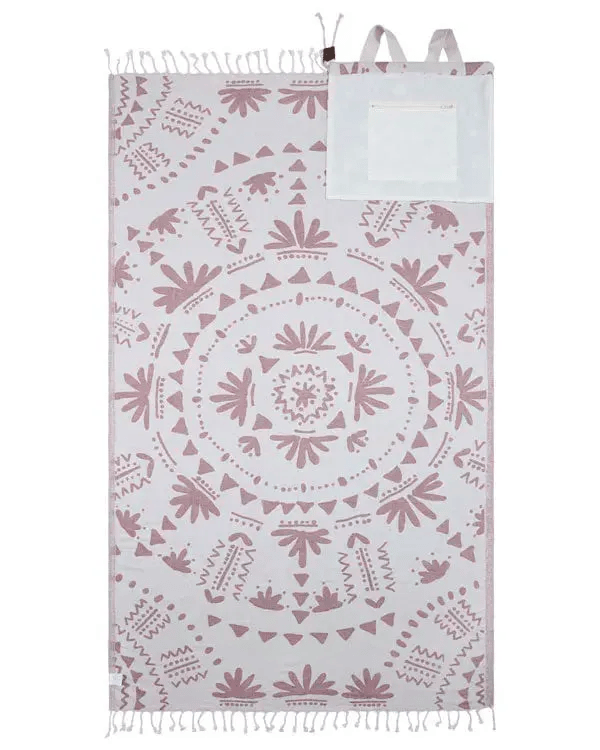 ⏰49% OFF - 🏖️2-in-1 Convertible Towel & Backpack with Inner Zip Pocket & Sand-Repelling Fabric