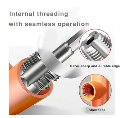 🔥Pipe Tapping and Threading Tool | Dual-Specification Compatible