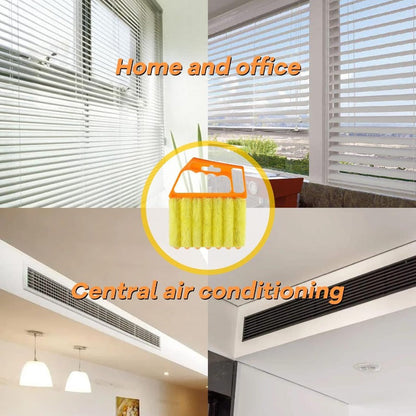 Venetian blind cleaning brush