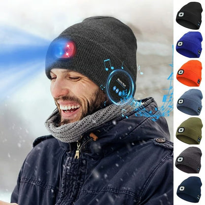 🔥Bluetooth Beanie with LED Light & Removable Speakers