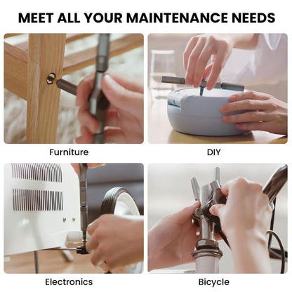 💥switchable screwdriver shape to adapt to various home repairs