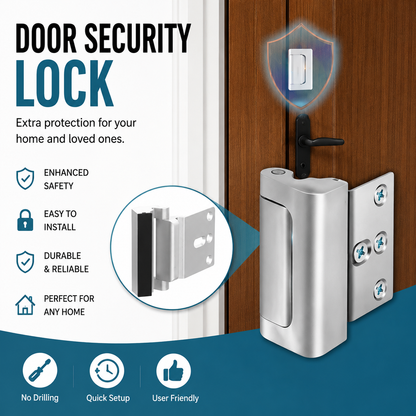 High-Security Metal Door Lock