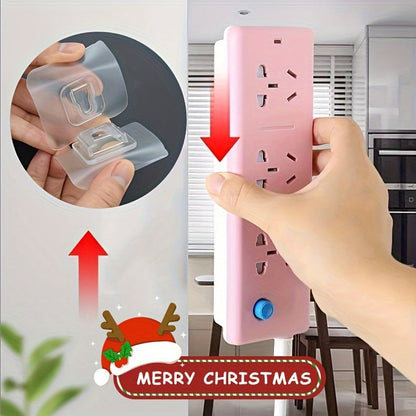 💕⚡10/30/50 pairs Wall Hooks Hanger Double Sided Adhesive Suction Cup Sucker Kitchen Bathroom Wall Storage Holder Organizer