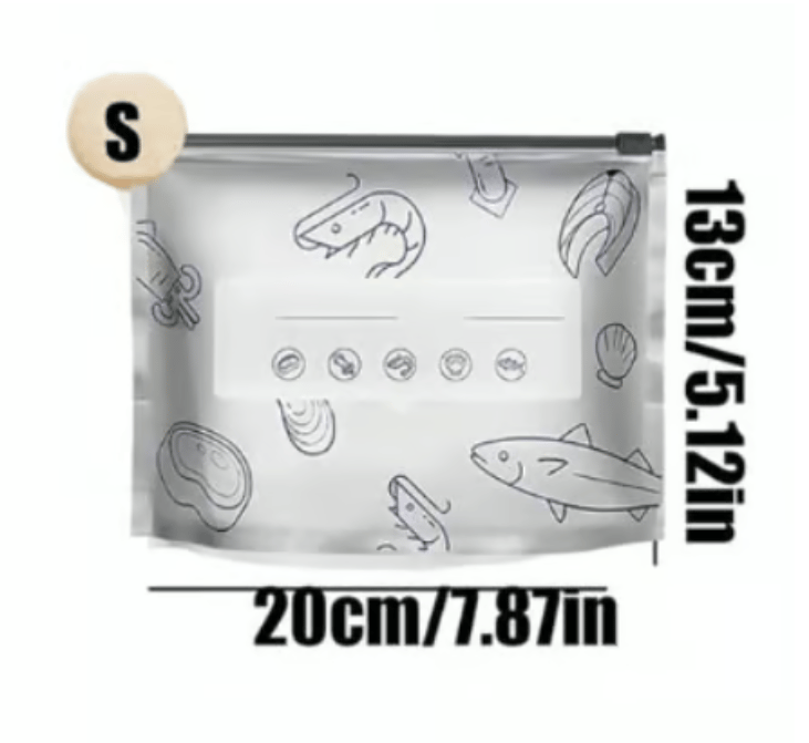 (30pcs )Reusable Aluminum Foil Sealable Storage Bags