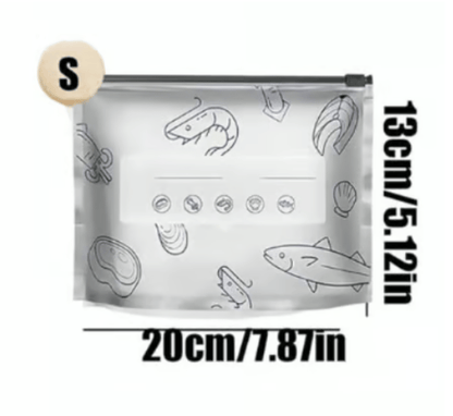 (30pcs )Reusable Aluminum Foil Sealable Storage Bags