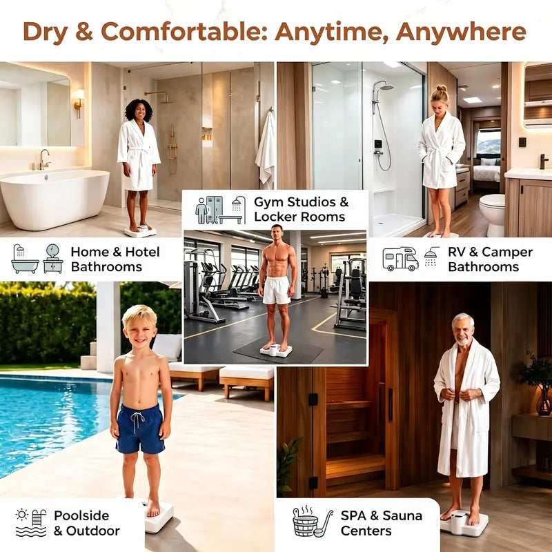 Full Body Dryer - Waterproof Bathroom Appliance, Warm & Cool Air, Express Dry After Shower