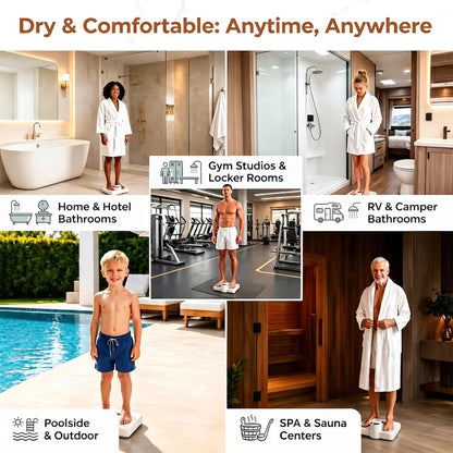 Full Body Dryer - Waterproof Bathroom Appliance, Warm & Cool Air, Express Dry After Shower
