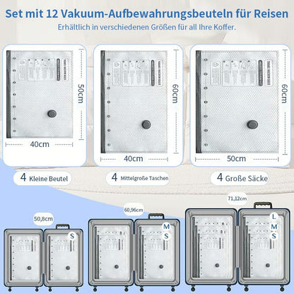🔥Reise-Vakuum-Kompressionsbeutel-Set(Mit Kompressor)
