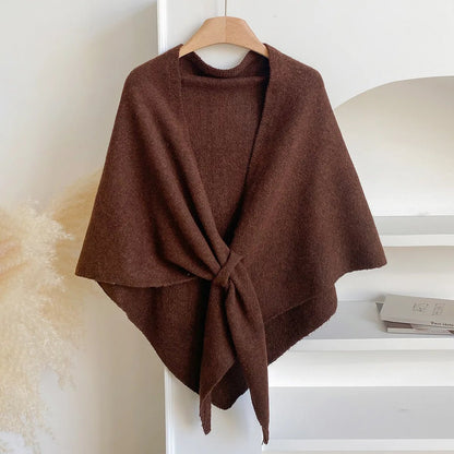 🔥 HOT SALE 🔥🍂Women's Solid-Color Cashmere Scarf🍁 Casual Soft Comfortable Shawl for Daily Wear