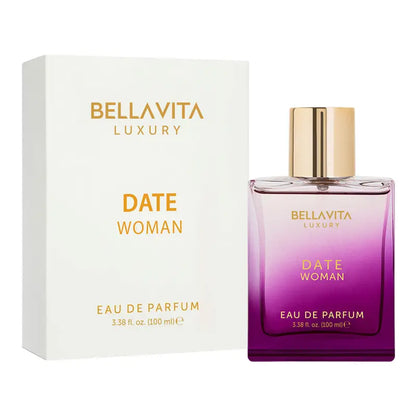 Bellavita Luxury DATE Woman Eau De Parfum 100ML | Romantic Women Perfume | Long Lasting Floral Fruity Fragrance