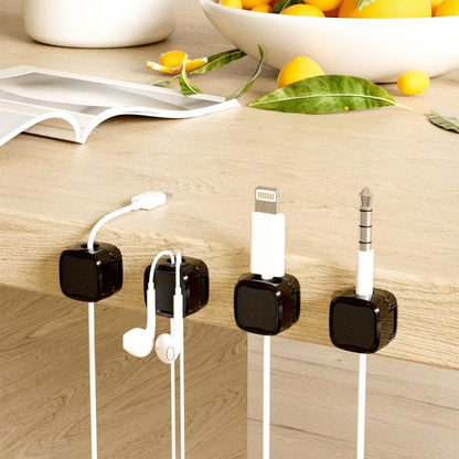 🔥Magnetic cable organizer, simple and secure adhesive cable management.