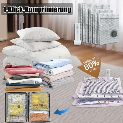 🔥Reise-Vakuum-Kompressionsbeutel-Set(Mit Kompressor)