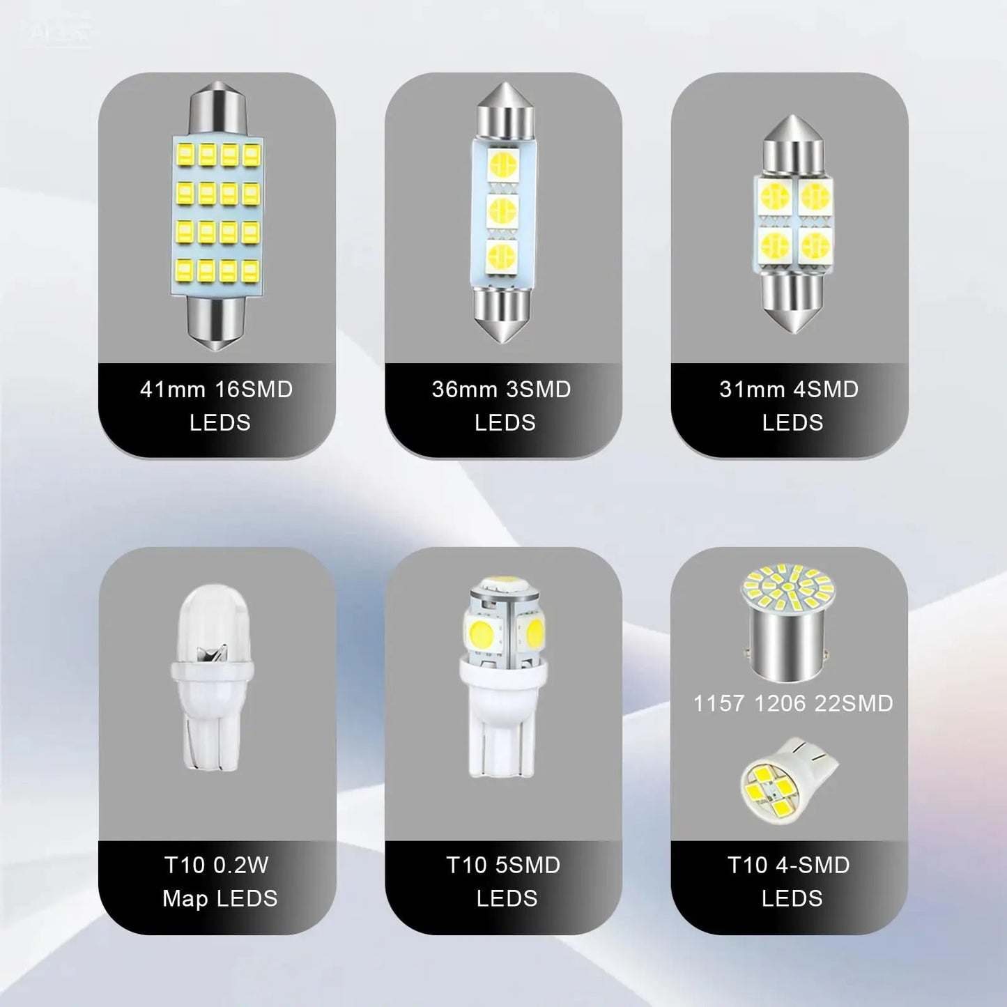 🔥 42 Pcs Interior Car Light Kit