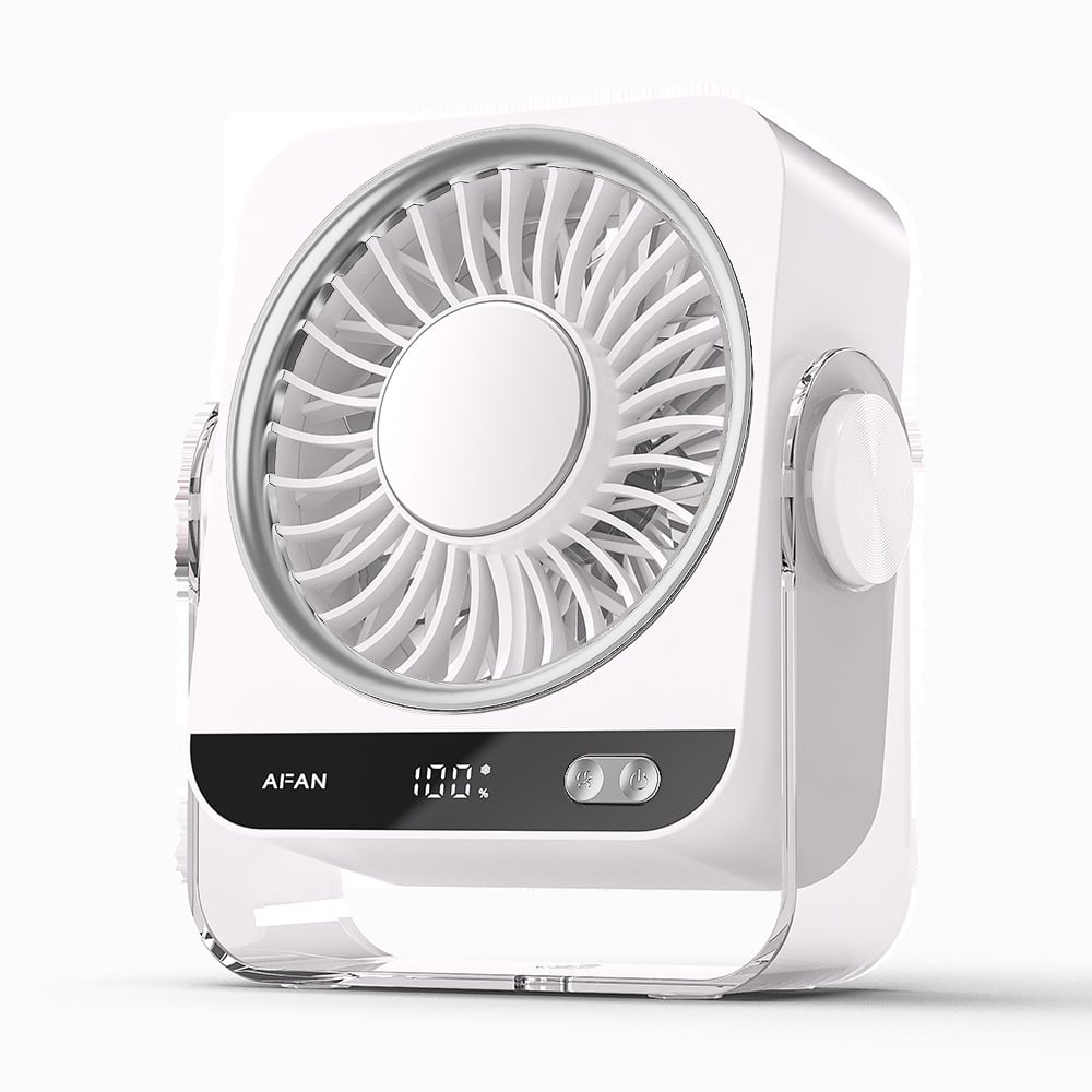 Desk Cooling Fan for Bedroom, 199 Speed Turbo Airflow, Digital Display Quiet Table Fan